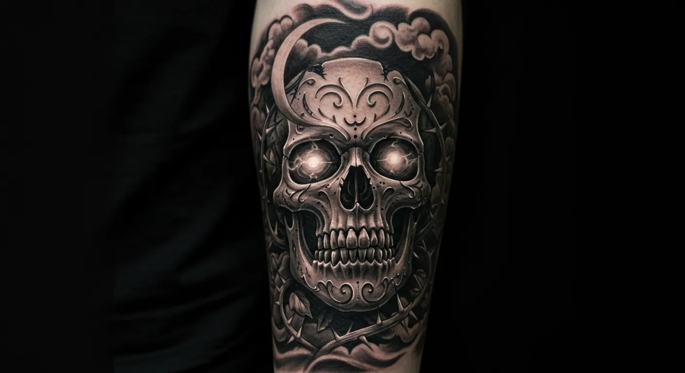 15 Spooky Halloween Tattoos to Show Off Your Dark Aesthetic – Featured Image