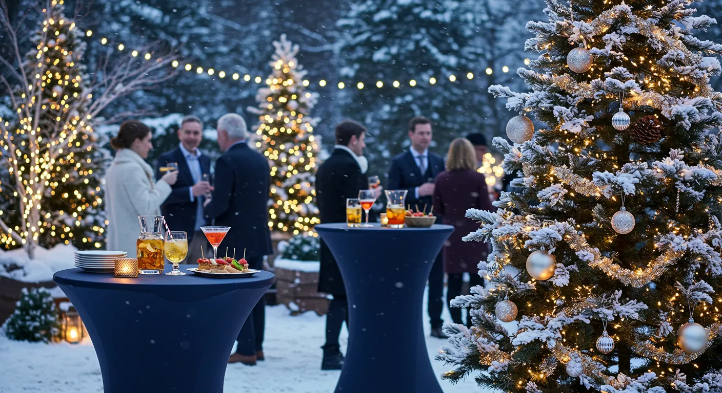 20 Winter Wonderland Christmas Party Outdoor Ideas for Adults – Featured Image