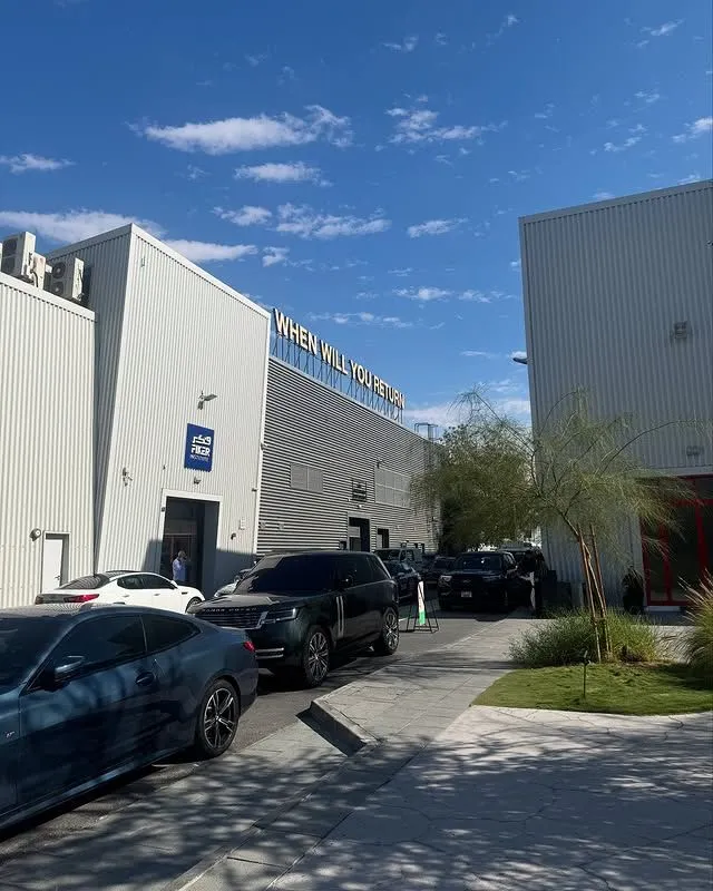 Industrial warehouses in Alserkal Avenue art district Dubai