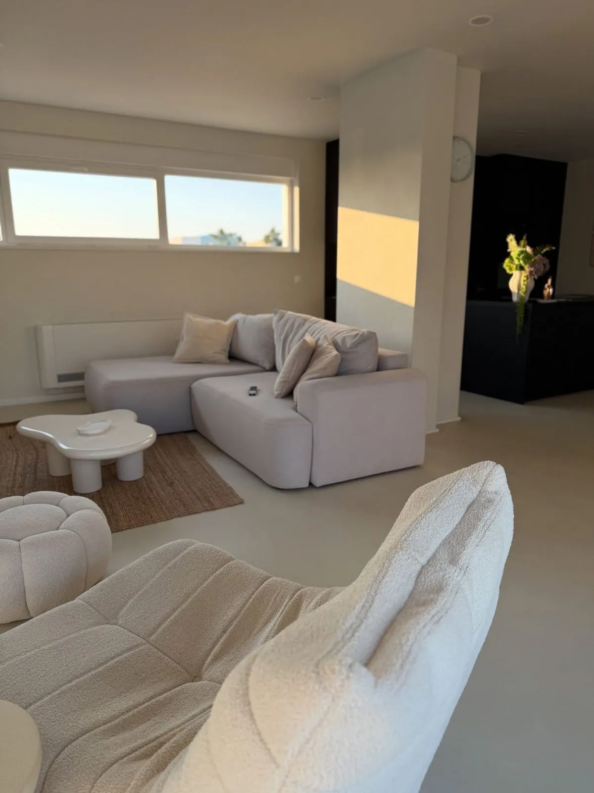 Interior of a traditional Croatian private room with stone walls