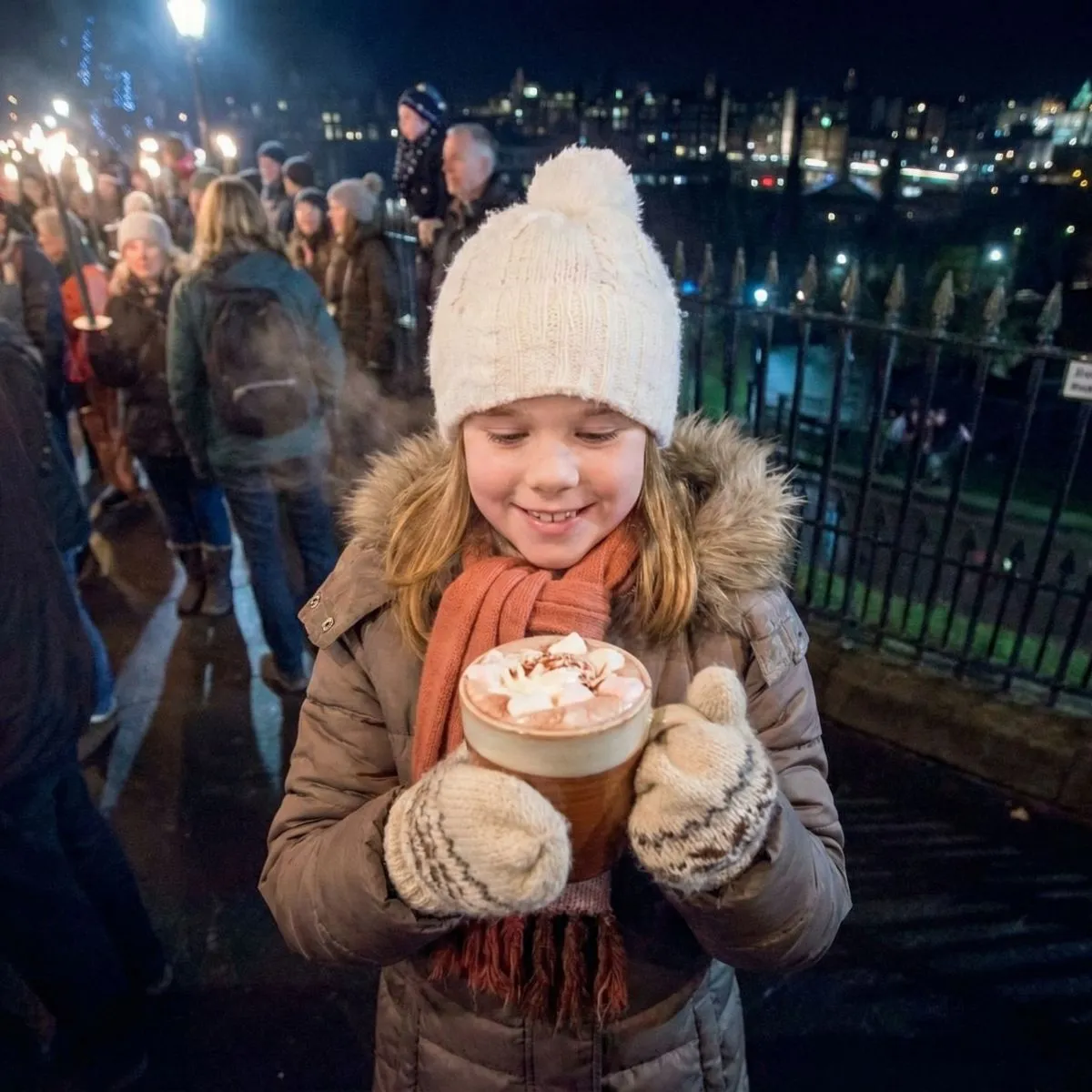 A close-up of a child