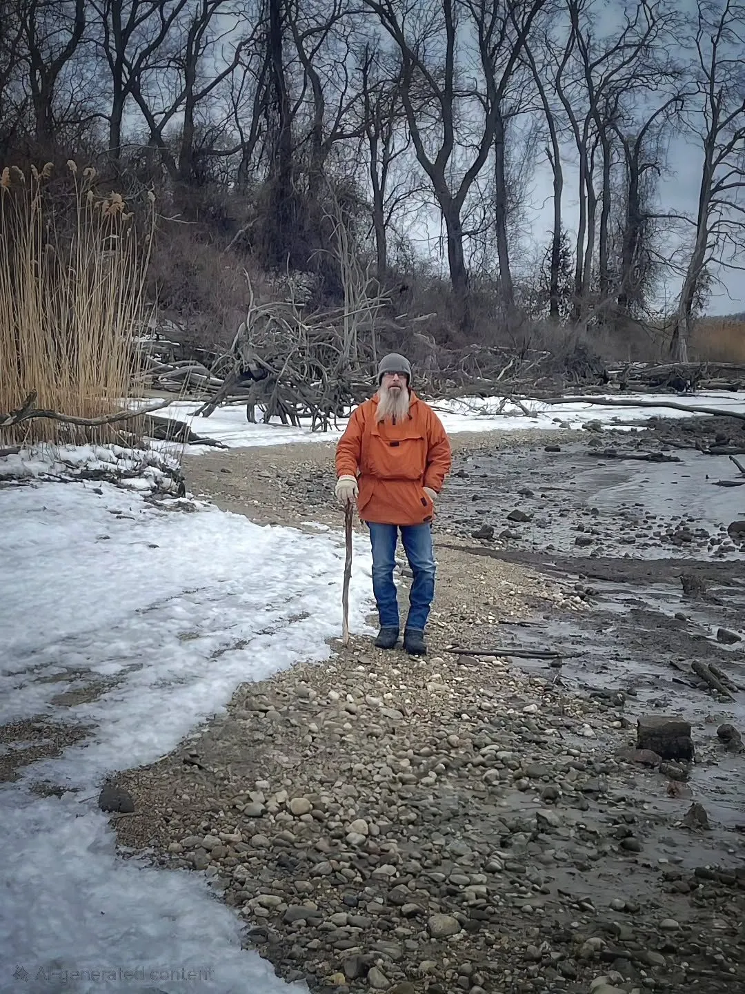 Family carrying picnic gear walking on a trail at Croton Point Park