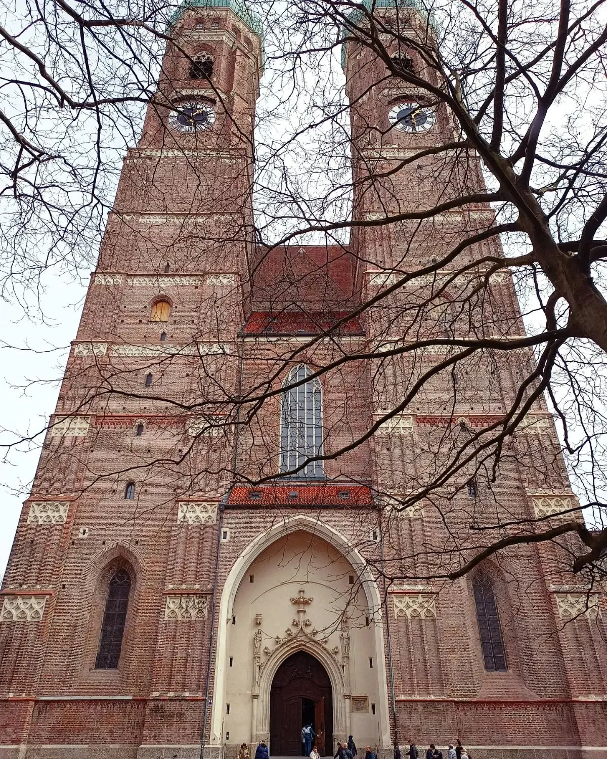 The iconic twin domes of Munich