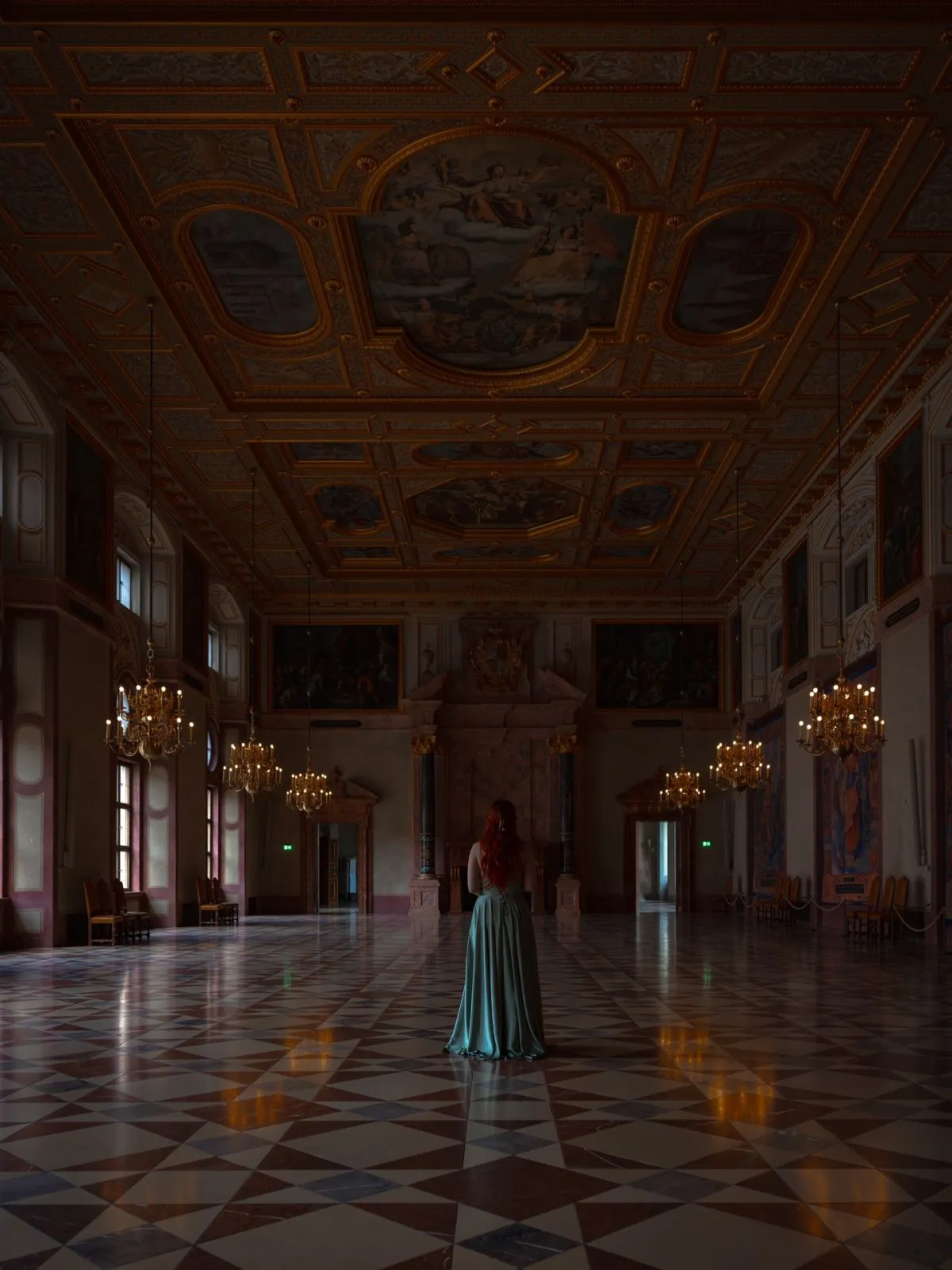 The grand exterior facade of the Munich Residenz palace