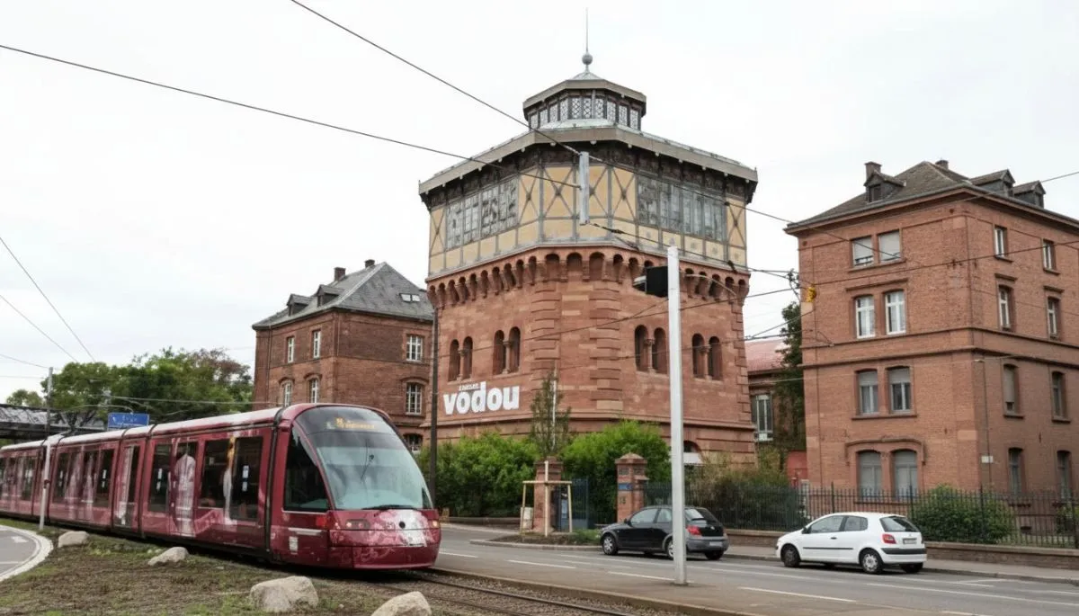Entrance of the Château Musée Vodou in the Koenigshoffen district
