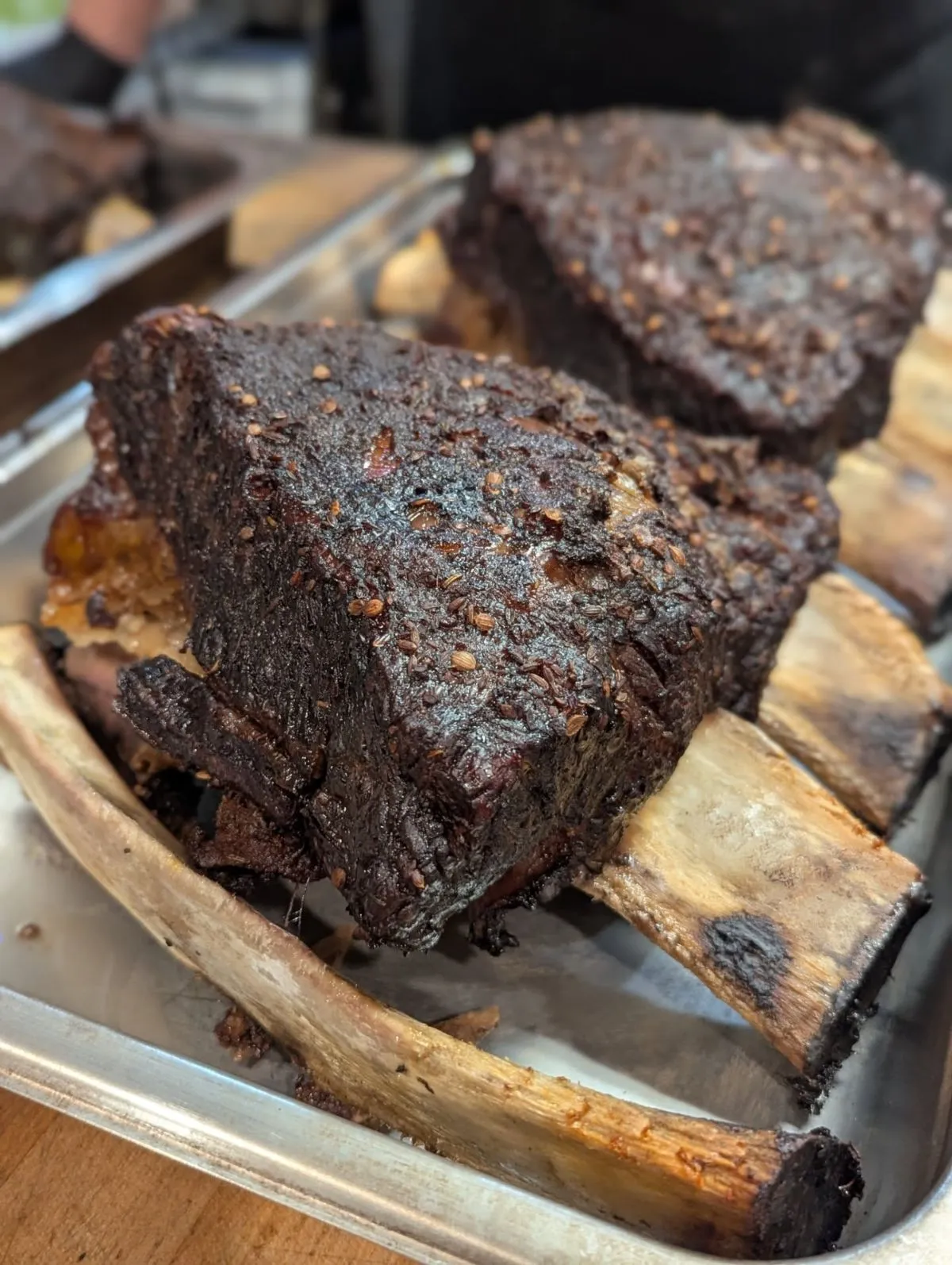 Delicious BBQ meal served outdoors in Marble Colorado