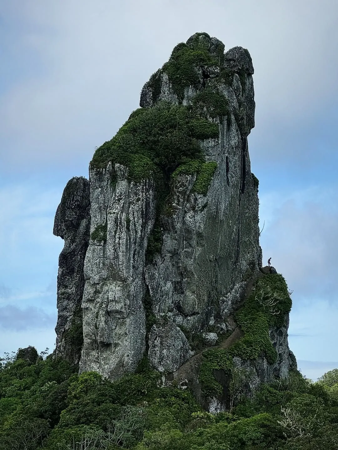 Te Rua Manga The Needle rock formation on Rarotonga island