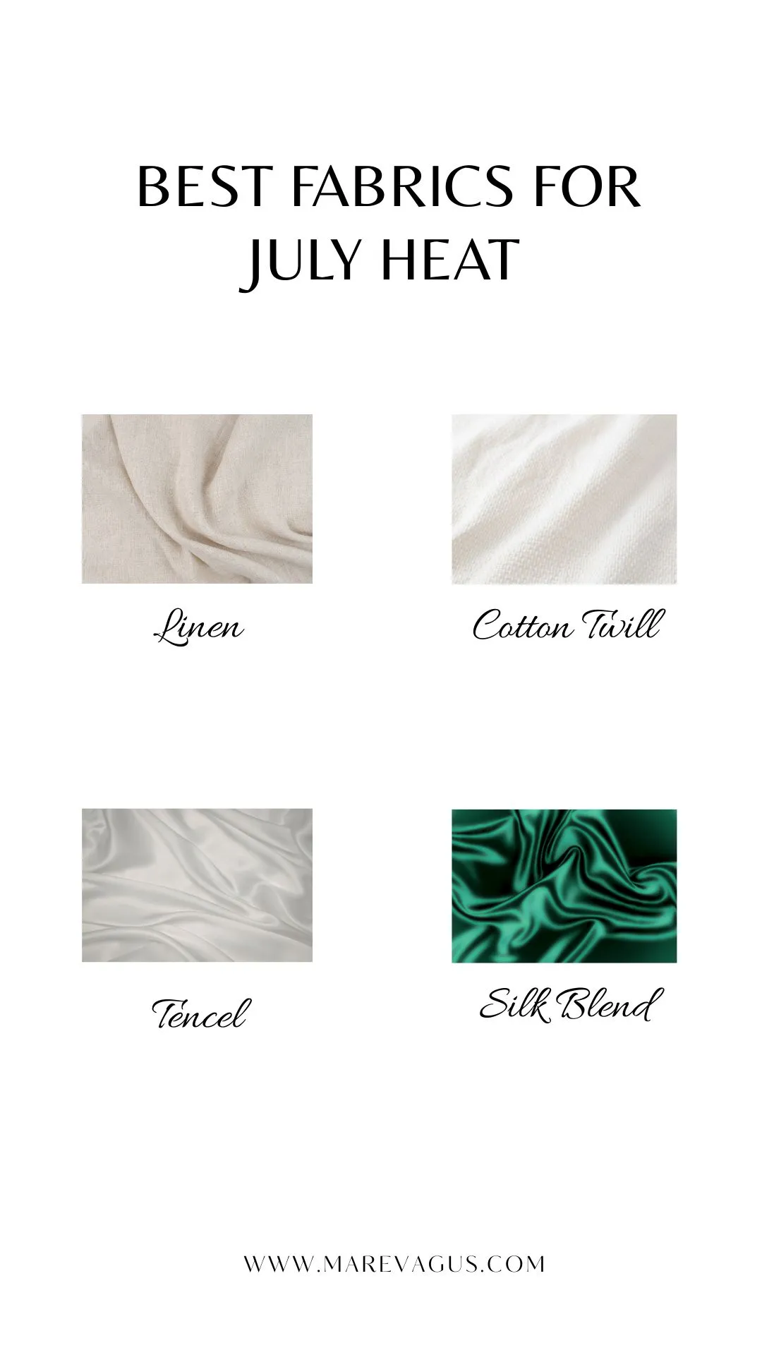 Close up of linen and cotton fabric textures for summer travel clothing