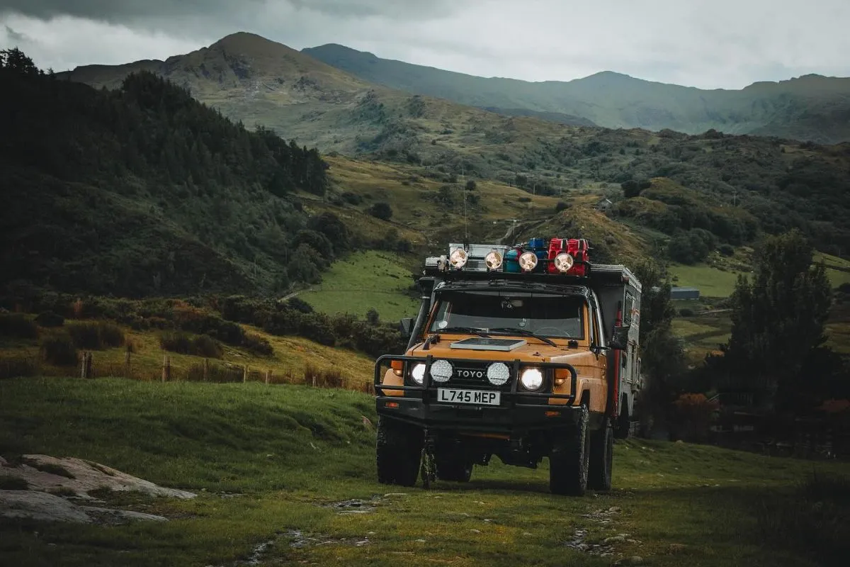 Narrow mountain roads leading to Sistelo village Portugal