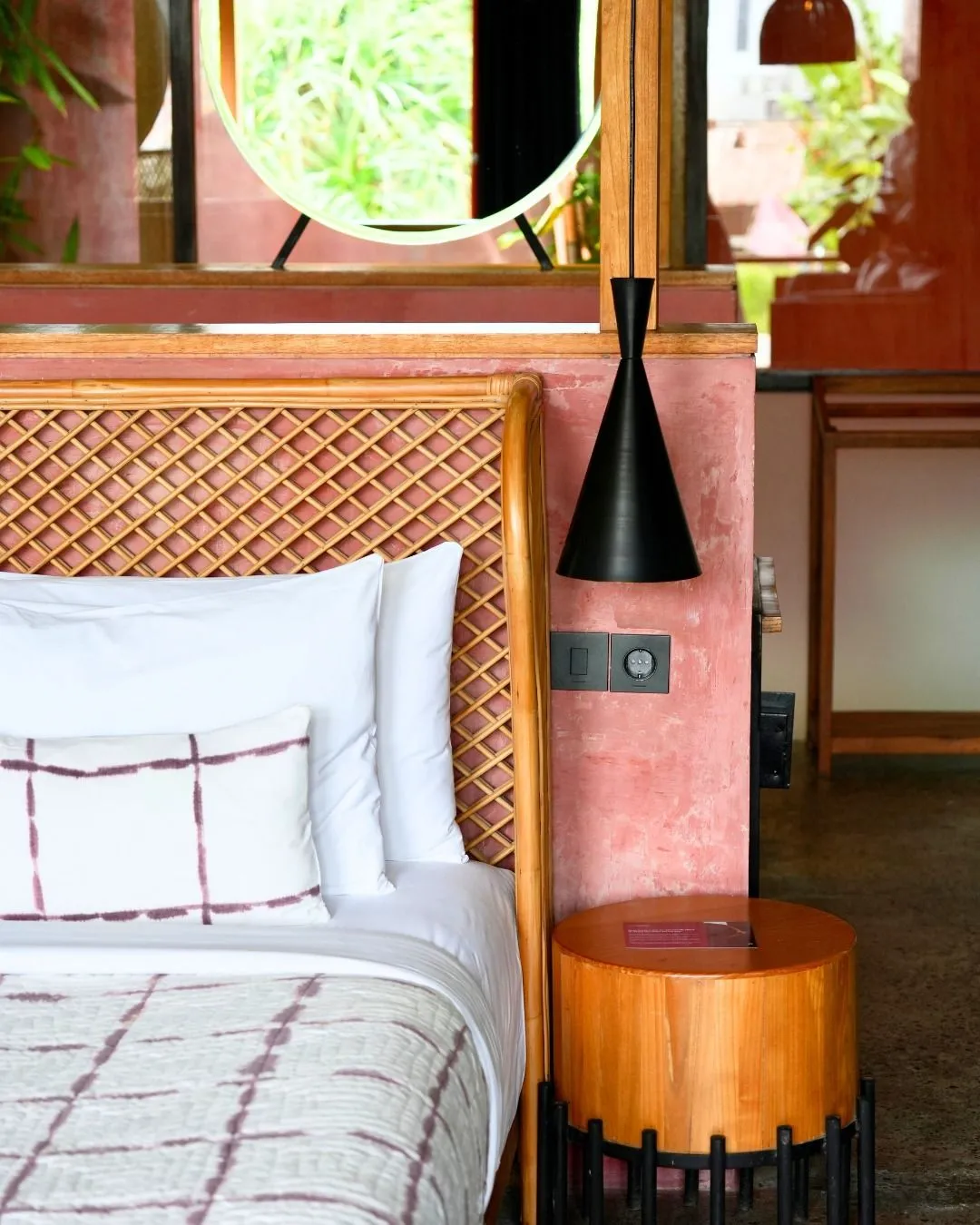 Minimalist industrial interior of a boutique villa in Canggu