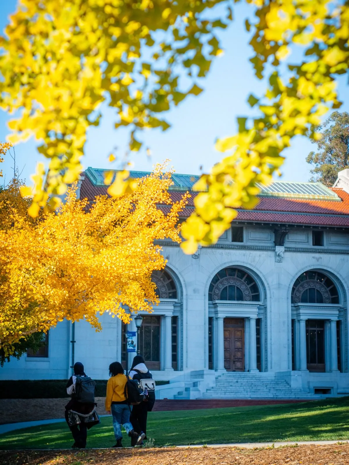 Pathway leading into the mid-century modern Greenwood Common in Berkeley